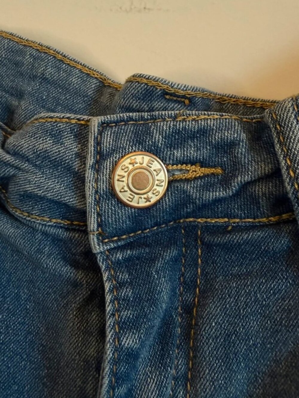 America Distressed Denim Bermuda Shorts - Picture 3 of 5